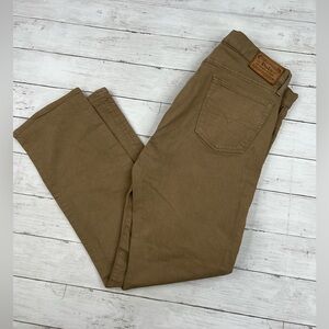 Polo Ralph Lauren Men’s Khaki Slim Straight Size 33x32 Denim Jeans